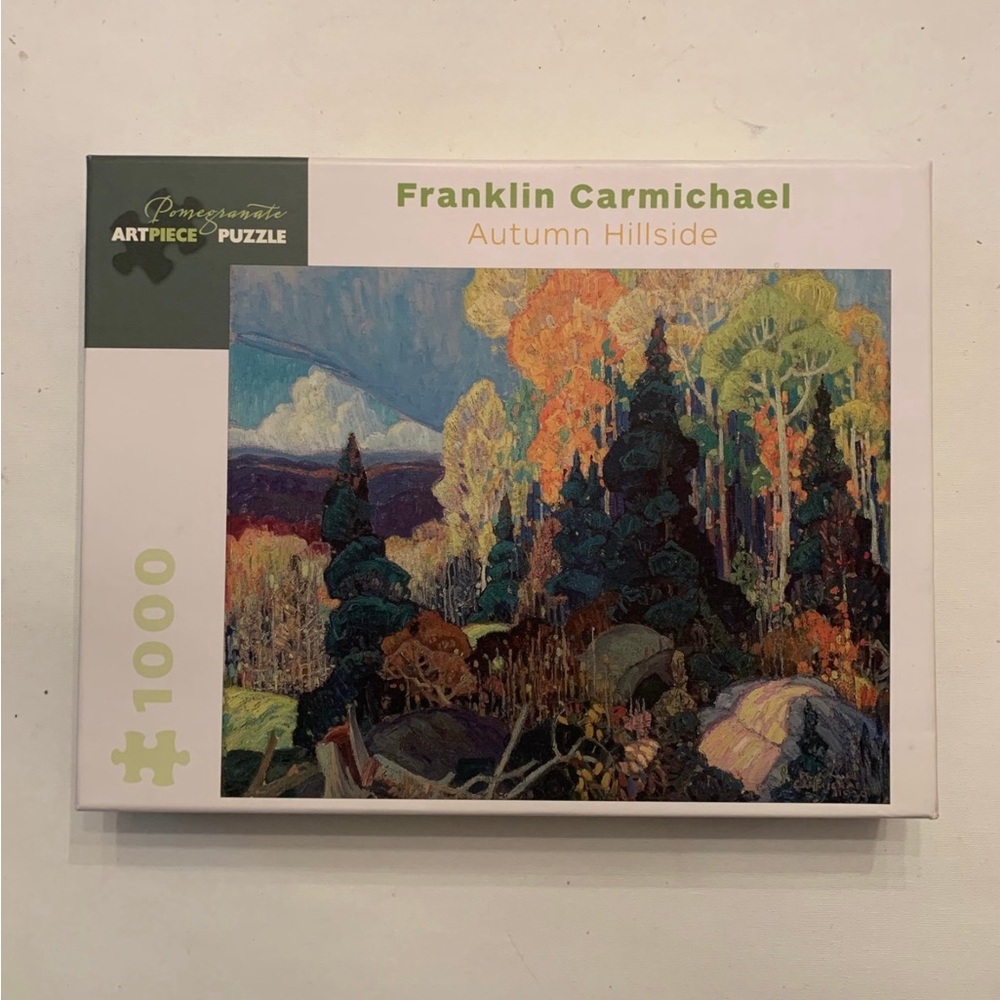 Pomegranate Artpiece 1000 piece puzzle Franklin Carmichael Autumn Hillside